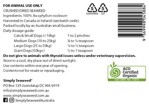 Seaweed dental supplement - for dogs and cats