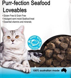 Purr-fection Seafood Loveables Cat Treats 80g