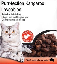 Purr-fection Kangaroo Loveables Cat Treats 80g